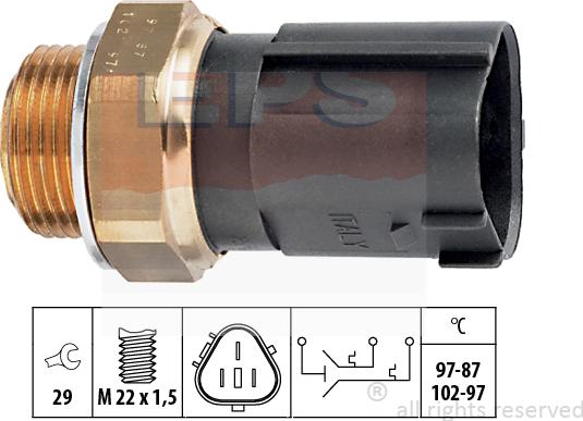 MDR EPS-1850 690 - Термовыключатель, вентилятор радиатора / кондиционера autodif.ru