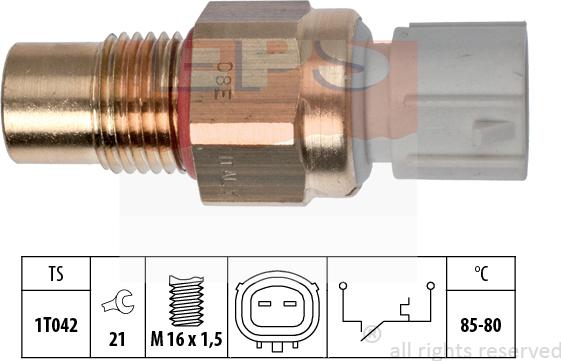 MDR EPS-1850 246 - Термовыключатель, вентилятор радиатора / кондиционера autodif.ru