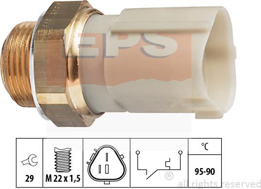 MDR EPS-1850 262 - Термовыключатель, вентилятор радиатора / кондиционера autodif.ru