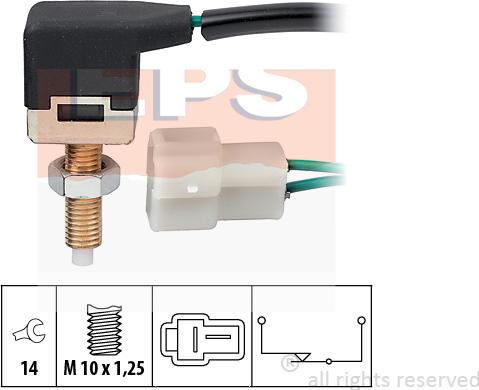 MDR EPS-1810 057 - Выключатель фонаря сигнала торможения autodif.ru