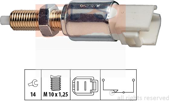 MDR EPS-1810 062 - Выключатель фонаря сигнала торможения autodif.ru