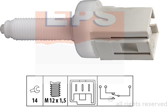 MDR EPS-1810 077 - Выключатель фонаря сигнала торможения autodif.ru