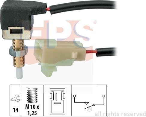 MDR EPS-1810 298 - Выключатель, привод сцепления (управление двигателем) autodif.ru