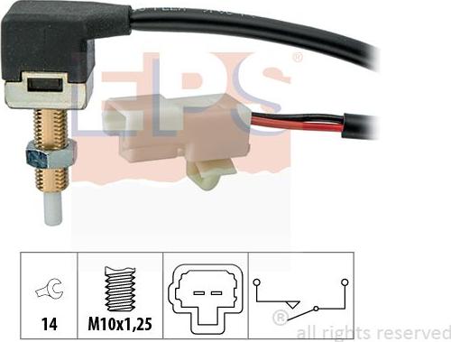 MDR EPS-1810 302 - Выключатель, привод сцепления (управление двигателем) autodif.ru
