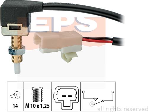 MDR EPS-1810 289 - Выключатель, привод сцепления (управление двигателем) autodif.ru
