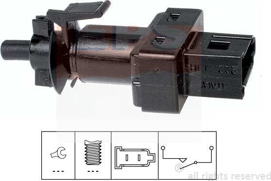 MDR EPS-1810 222 - Выключатель, привод сцепления (управление двигателем) autodif.ru