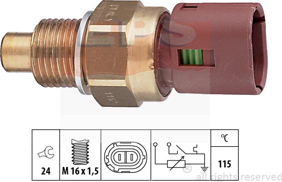 MDR EPS-1830 540 - Датчик, температура охлаждающей жидкости autodif.ru
