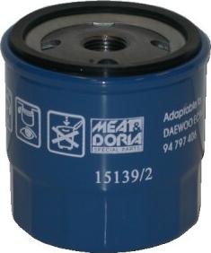 Meat & Doria 15139/2 - Масляный фильтр autodif.ru
