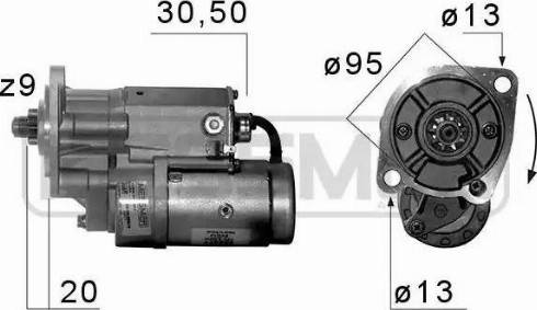 Messmer 220577 - Стартер autodif.ru