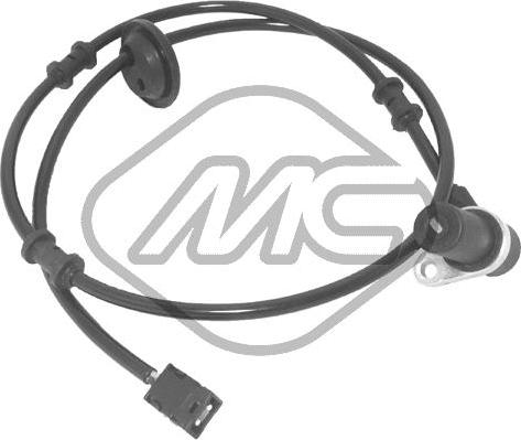 Metalcaucho 50172 - Датчик ABS, частота вращения колеса autodif.ru
