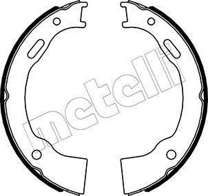 Metelli 53-0514 - Комплект тормозов, ручник, парковка autodif.ru