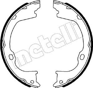 Metelli 53-0515 - Комплект тормозов, ручник, парковка autodif.ru