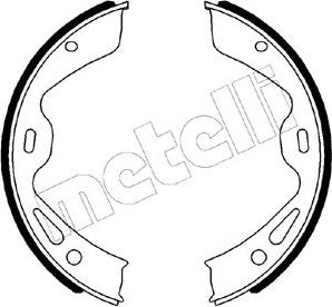 Metelli 53-0511 - Комплект тормозов, ручник, парковка autodif.ru
