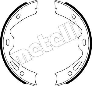 Metelli 53-0512 - Комплект тормозов, ручник, парковка autodif.ru