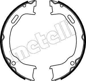 Metelli 53-0364 - Комплект тормозов, ручник, парковка autodif.ru