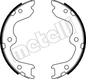 Metelli 53-0294 - Комплект тормозов, ручник, парковка autodif.ru