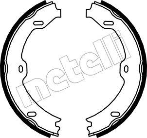 Metelli 53-0243 - Комплект тормозов, ручник, парковка autodif.ru