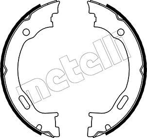 Metelli 53-0242 - Комплект тормозов, ручник, парковка autodif.ru