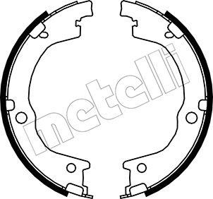 Metelli 53-0230 - Комплект тормозов, ручник, парковка autodif.ru