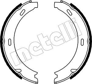 Metelli 53-0233 - Комплект тормозов, ручник, парковка autodif.ru