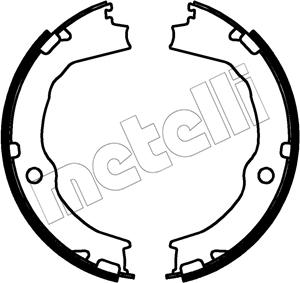 Metelli 53-0767 - Комплект тормозов, ручник, парковка autodif.ru
