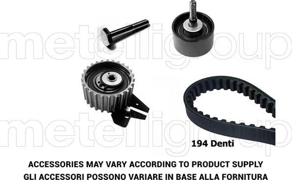 Metelli 29-0089 - Комплект зубчатого ремня ГРМ autodif.ru