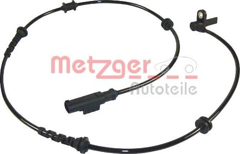 Metzger 0900929 - Датчик ABS, частота вращения колеса autodif.ru