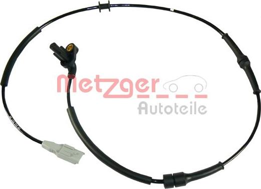 Metzger 0900928 - Датчик ABS, частота вращения колеса autodif.ru