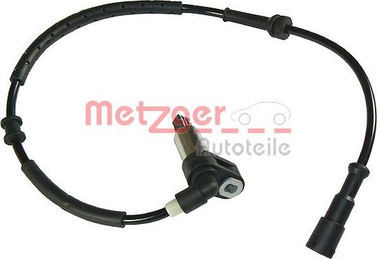 Metzger 0900593 - Датчик ABS, частота вращения колеса autodif.ru