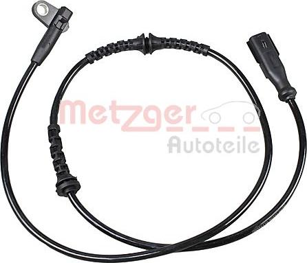 Metzger 09001110 - Датчик ABS, частота вращения колеса autodif.ru