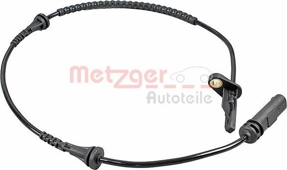 Metzger 09001240 - Датчик ABS, частота вращения колеса autodif.ru