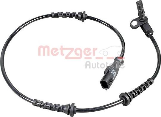 Metzger 09001258 - Датчик ABS, частота вращения колеса autodif.ru