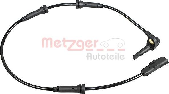 Metzger 09001209 - Датчик ABS, частота вращения колеса autodif.ru