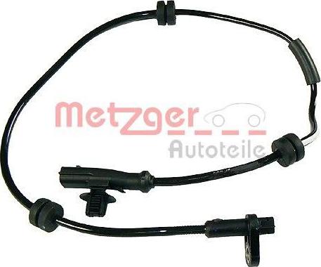 Metzger 0900348 - Датчик ABS, частота вращения колеса autodif.ru