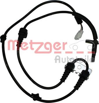 Metzger 0900754 - Датчик ABS, частота вращения колеса autodif.ru