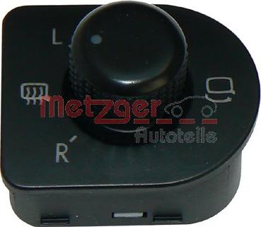 Metzger 0916065 - Выключатель, регулирование зеркал autodif.ru