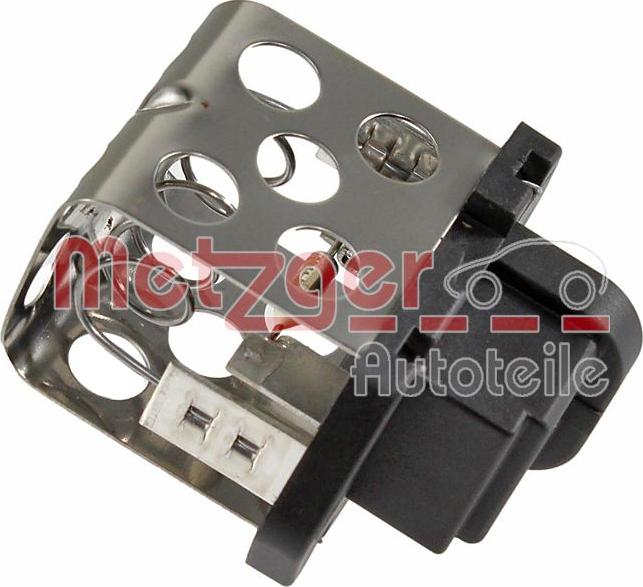 Metzger 0917716 - Дополнительный резистор, электромотор - вентилятор радиатора autodif.ru