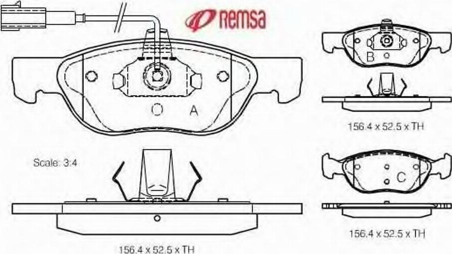 Metzger 058711 - Тормозные колодки, дисковые, комплект autodif.ru