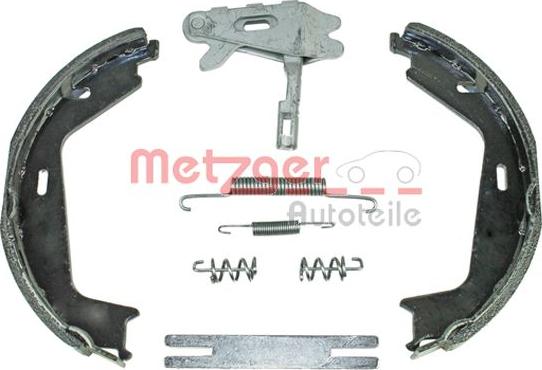 Metzger 0152025 - Комплект тормозов, ручник, парковка autodif.ru
