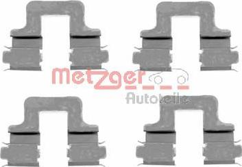 Metzger 109-1606 - Комплектующие для колодок дискового тормоза autodif.ru
