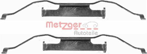 Metzger 109-1148 - Комплектующие для колодок дискового тормоза autodif.ru