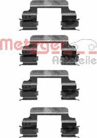 Metzger 109-1231 - Комплектующие для колодок дискового тормоза autodif.ru