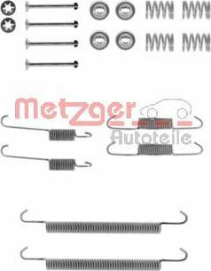 Metzger 105-0707 - Комплектующие, барабанный тормозной механизм autodif.ru