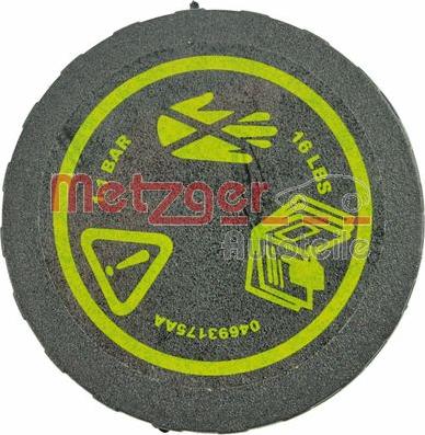 Metzger 2140152 - Крышка, резервуар охлаждающей жидкости autodif.ru