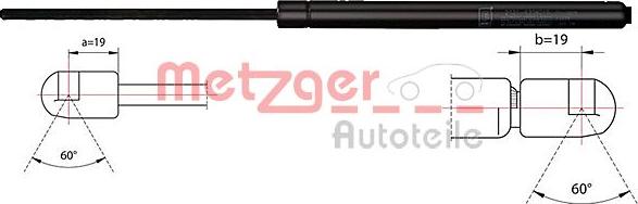 Metzger 2110535 - Газовая пружина, упор autodif.ru