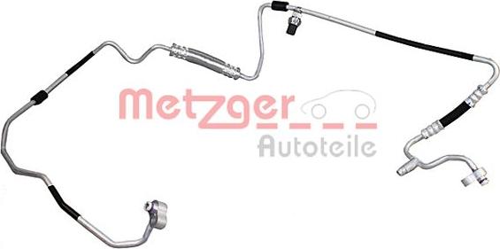 Metzger 2360093 - Трубопровод высокого давления, кондиционер autodif.ru