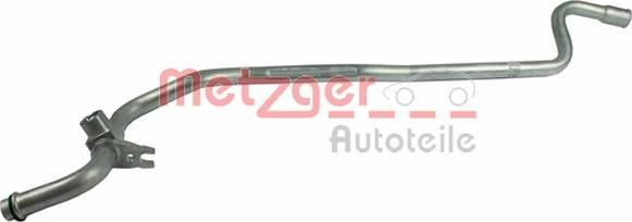 Metzger 2360040 - Трубопровод высокого / низкого давления, кондиционер autodif.ru