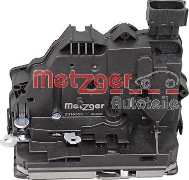Metzger 2314355 - Замок двери autodif.ru