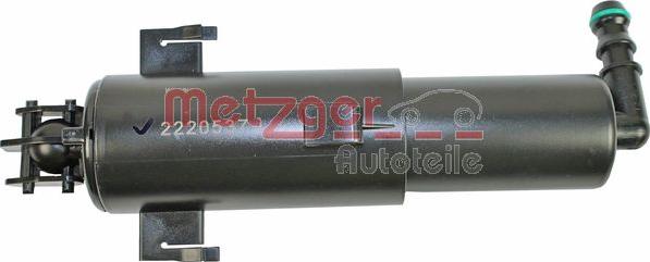 Metzger 2220537 - Распылитель, форсунка, система очистки фар autodif.ru