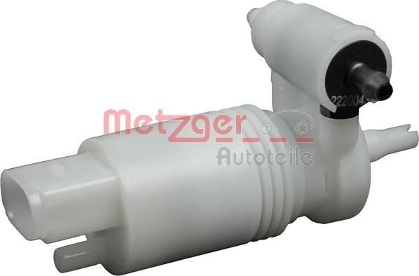 Metzger 2220043 - Водяной насос, система очистки окон autodif.ru